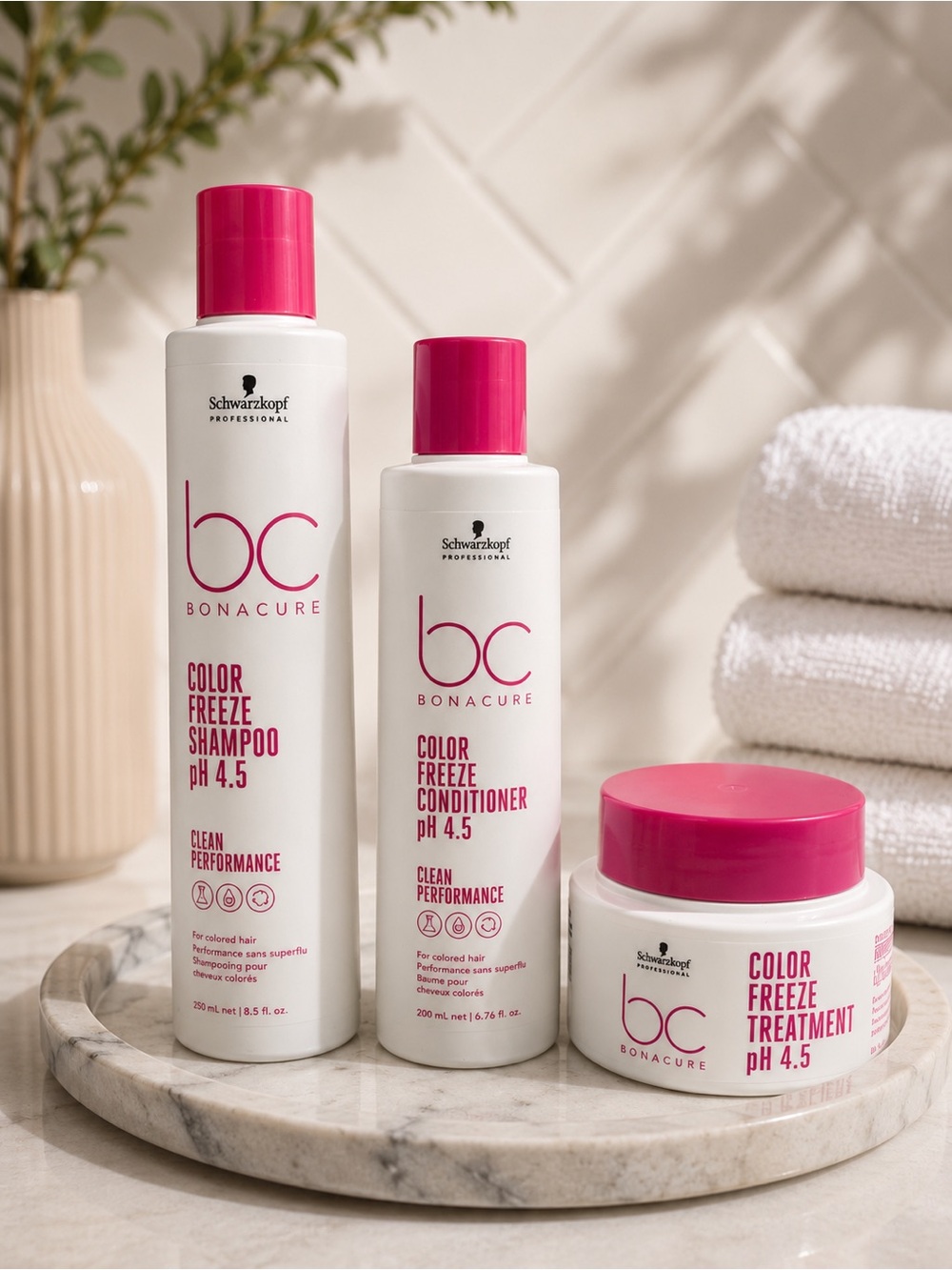 Schwarzkopf BC Color Freeze Shampoo Conditioner & Treatment Trio